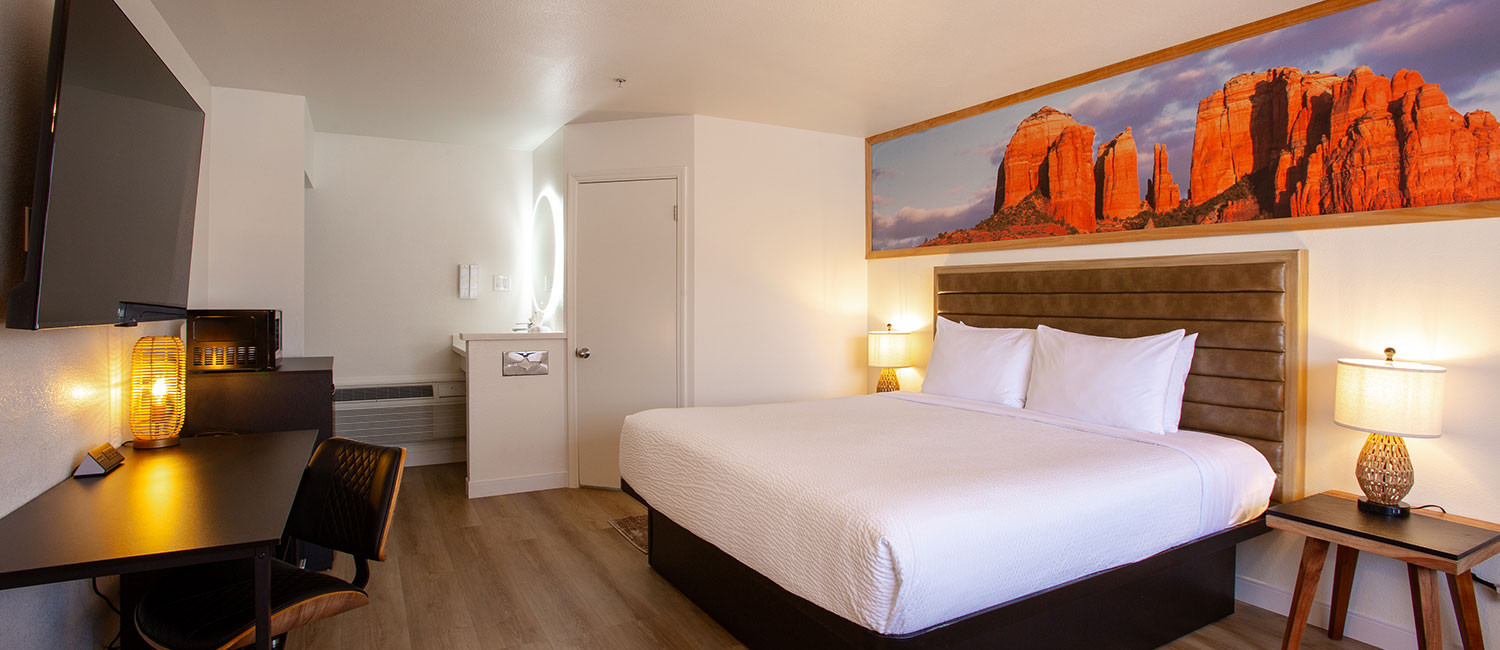 Our Guest Rooms Are Spacious With Modern Amenities 
